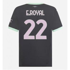 AC Milan Emerson Royal #22 Alternativní Dres 2024-25 Krátký Rukáv